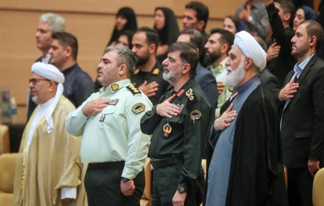 آیین گرامیداشت ۱۳۳ شهید نیروی انتظامی جنگ ۱۲ روزه در کیش برگزار شد