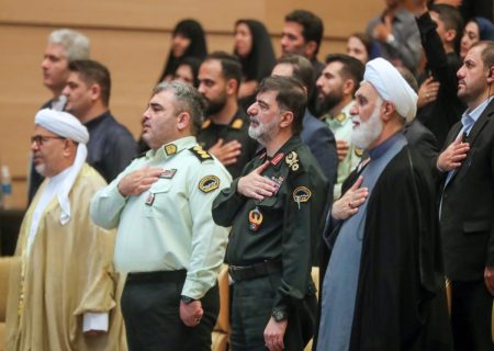 آیین گرامیداشت ۱۳۳ شهید نیروی انتظامی جنگ ۱۲ روزه در کیش برگزار شد