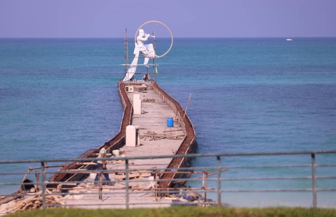 بهسازی اسکله مرجان؛ گامی دیگر در مسیر زیبایی و پویایی جزیره کیش