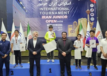 کسب مقام اول پندار ترکزاد در مسابقات اسکواش ایران جونیور