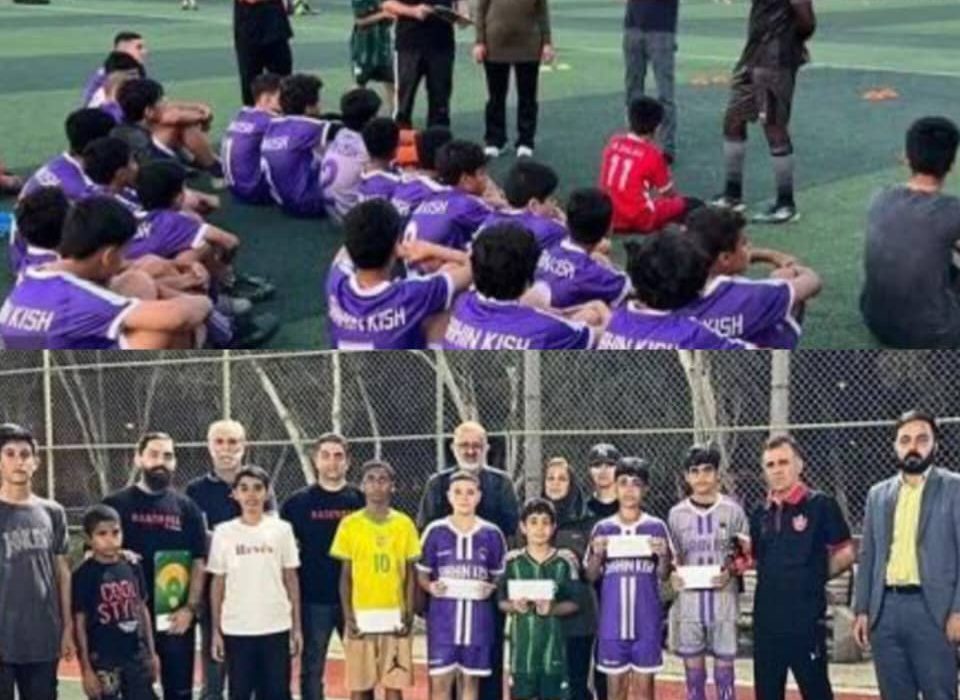 استعدادیابی نوجوانان کیش در رشته بیس بال