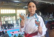 دو مدال طلای روژان دلیر برای کیش در مسابقات کاراته قهرمانی کشور