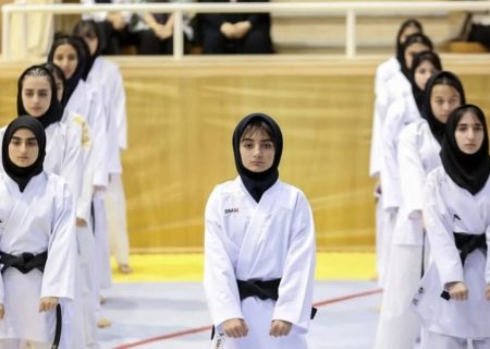 مسابقات کاتا بانوان کیش به مناسبت دهه فجر برگزار شد