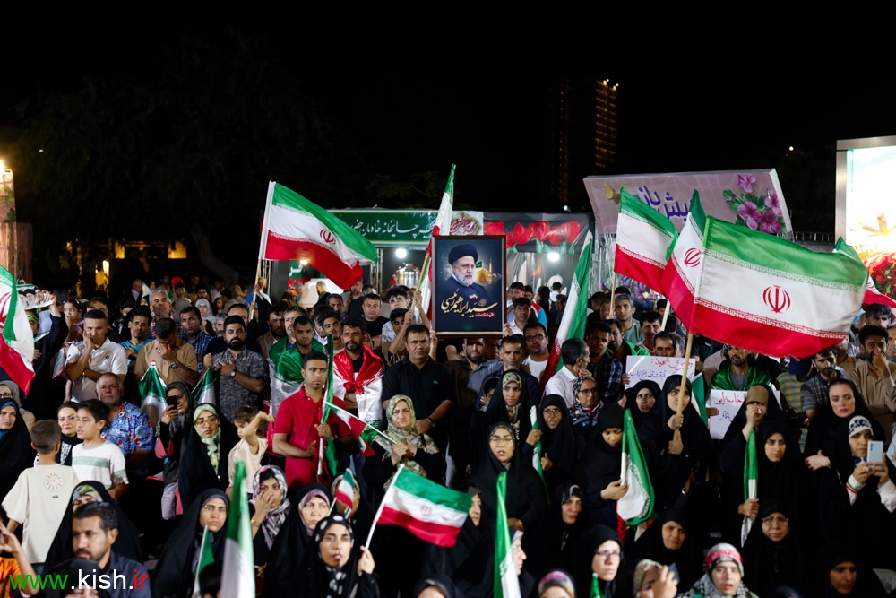 موج همبستگی و اتحاد ساکنان کیش در هشتاد و پنجمین شب از حماسه خیابان