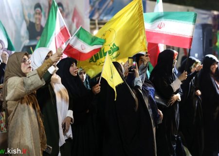 ایستادگی و اقتدار ساکنان کیش به روایت صدمین شب حماسه خیابان